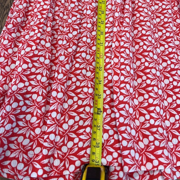 Boden Susannah Smocked Long Sleeve Midi Dress in Cherry Red, Berry Print, 8R - Picture 14 of 14